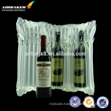 Fashion best selling durable inflatable air column bag for wine bottle protective